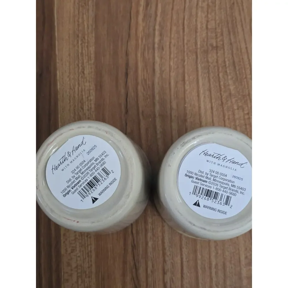 2 Hearth And Hand Candles Set Unknown Scent S1